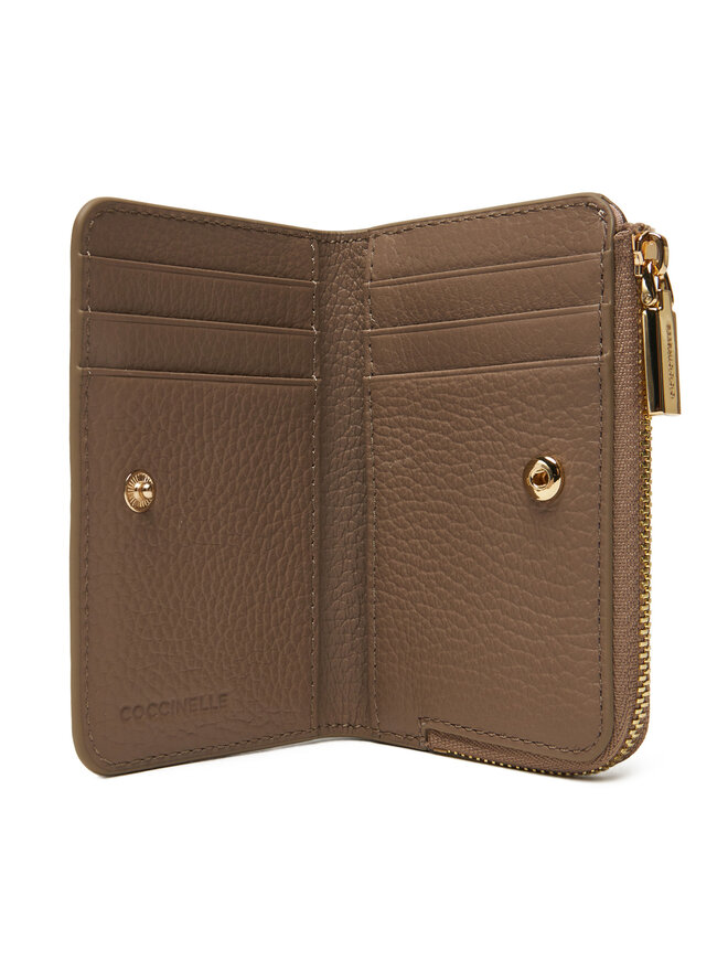 Coccinelle Pequeña cartera de mujer Coccinelle MW5 Metallic Soft E2 MW5 17 01 01 Marrón