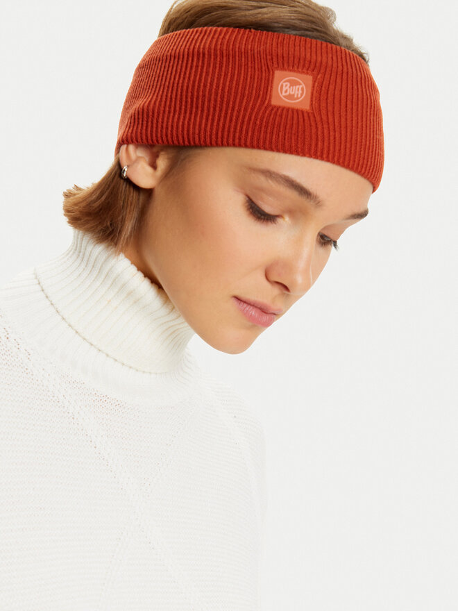 Buff Κορδέλα μαλλιών Buff Crossknit Headband Solid 126484.330.10 Καφέ