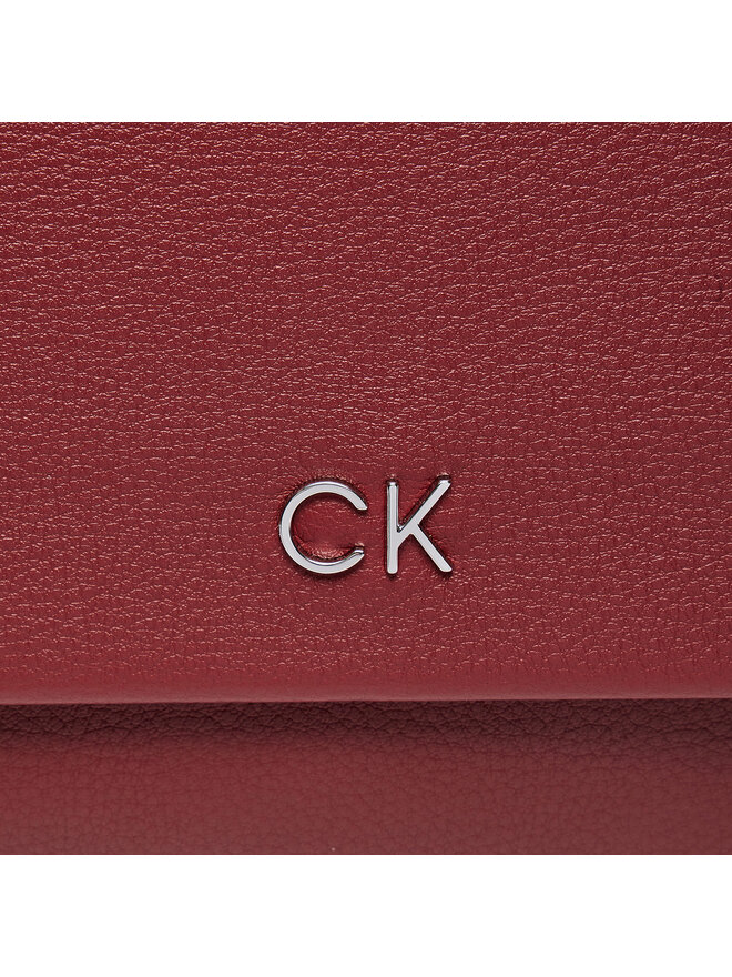 Calvin Klein Handtasche Calvin Klein Ck Daily Shoulder Bag Pebble K60K612139 Dunkelrot