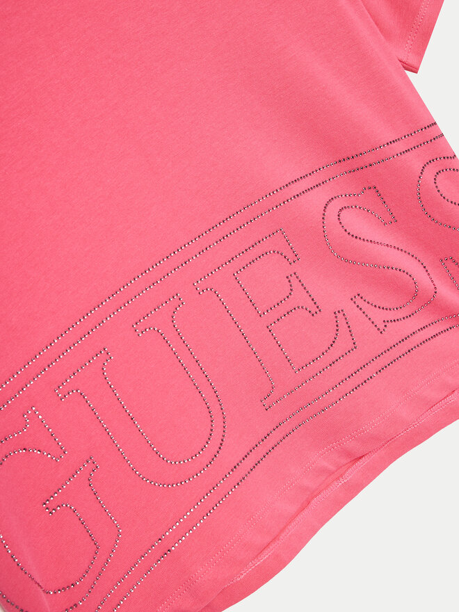 Guess Guess Camiseta J4YI17 K6YW4 Rosa Boxy Fit