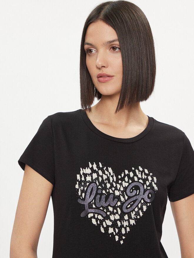 Liu Jo Liu Jo T-Shirt WA4108 JS923 Μαύρο Regular Fit
