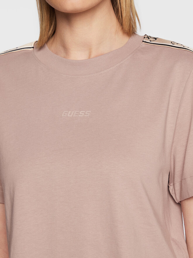 Guess Guess Marškinėliai V3RI08 I3Z14 Rožinė Relaxed Fit