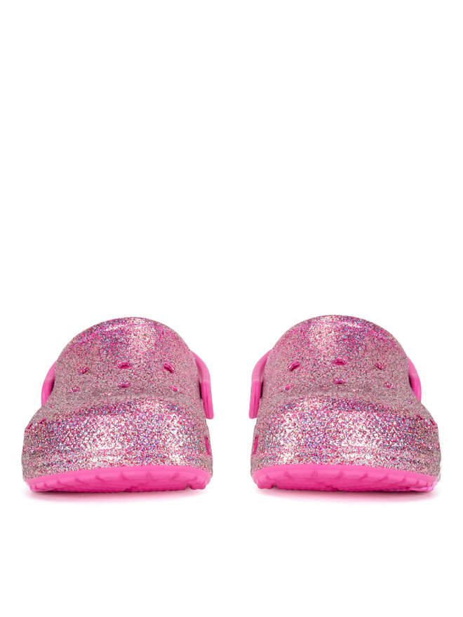 Crocs Şlapi Crocs BAYA GLITTER CLOG T 207014-7AA Roz