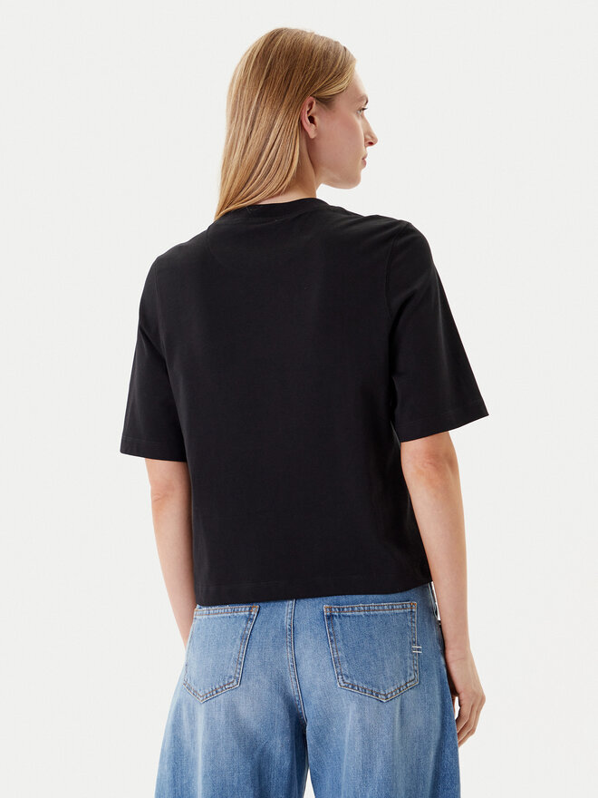 United Colors Of Benetton United Colors Of Benetton Marškinėliai 3BL0D109D Juoda Relaxed Fit