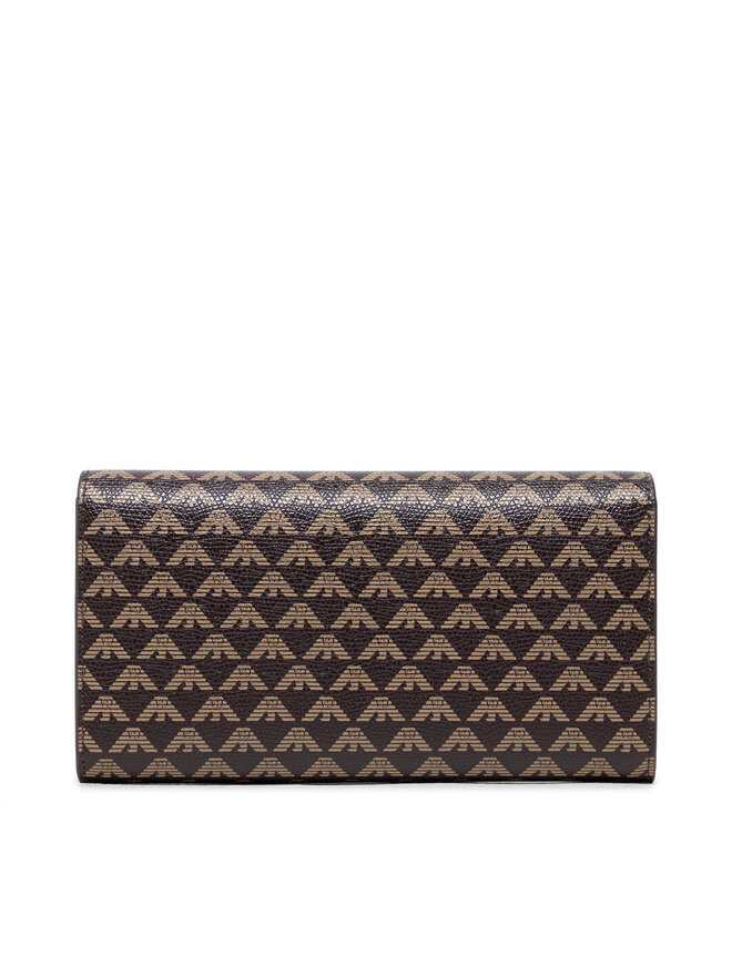 Emporio Armani Голям дамски портфейл Emporio Armani Y3H170 YFH1E 85217 Кафяв