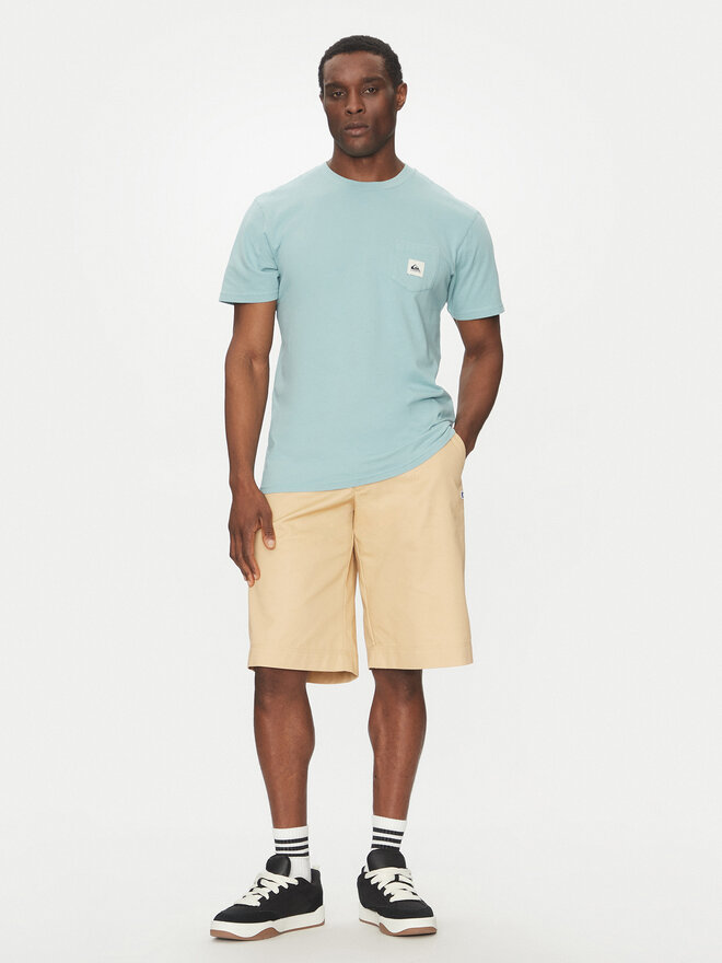 Quiksilver Quiksilver Camiseta EQYZT08062 Celeste Regular Fit