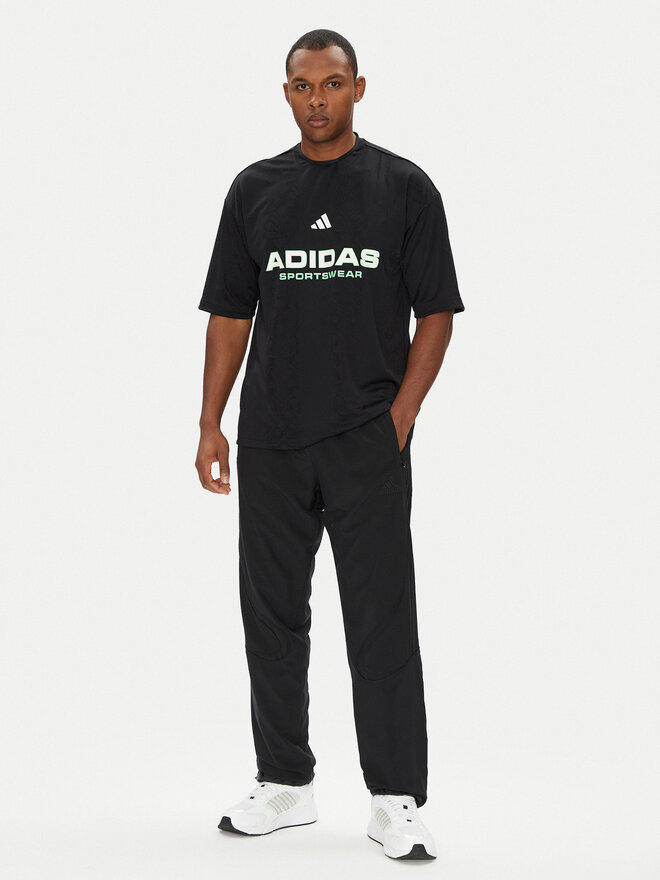 adidas adidas T-Shirt Common Goal JM1752 Schwarz Loose Fit