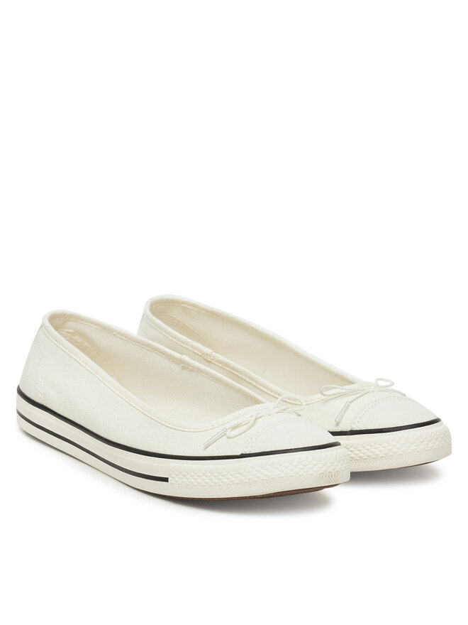 Converse Baleriny Converse Chuck Taylor All Star Dainty Ballerina A16211C Beżowy