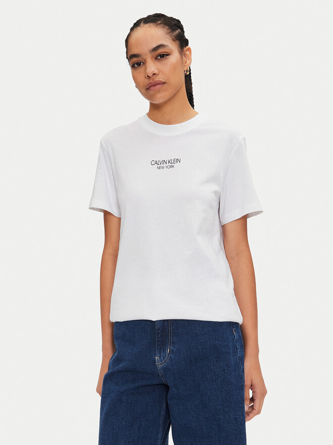 Calvin Klein Calvin Klein Футболка New York K20K208064 Білий Regular Fit