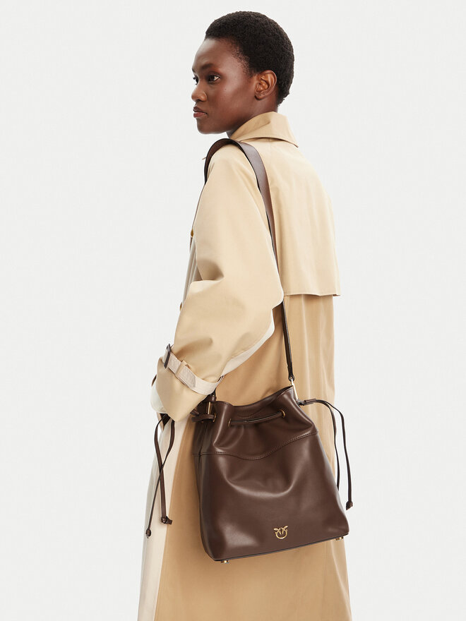 PINKO Torbica PINKO Secchiello Classic Al 25-26 PLTT 104305 A0QO Smeđa