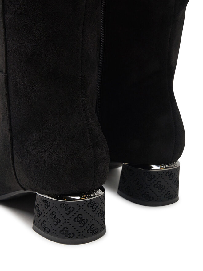 Guess Cizme lungi muschetar Guess Lucie FLFLUC ESU11 Negru