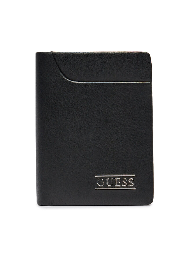 Guess Große Herren Geldbörse Guess New Boston Slg SMNEBR LEA46 Schwarz