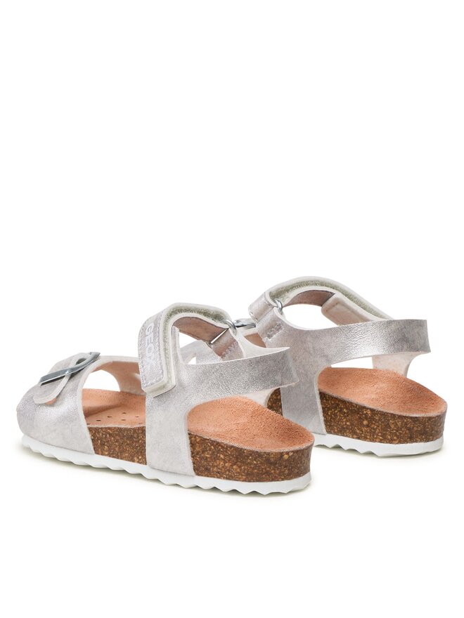 Geox Сандали Geox J Adriel Girl J028MC000BJC1007 M Бял