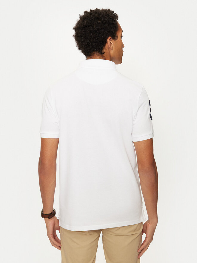 U.S. Polo Assn. U.S. Polo Assn. Polo marškinėliai MUP3313 Balta Regular Fit