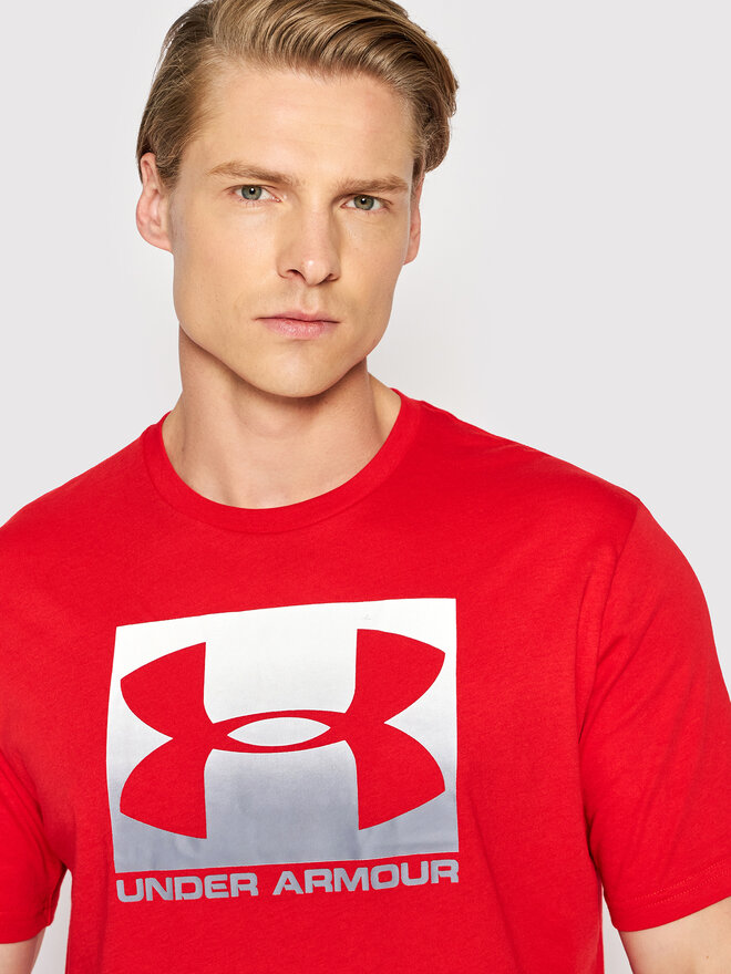 Under Armour Under Armour Majica Ua Boxed Sportstyle 1329581 Rdeča Loose Fit