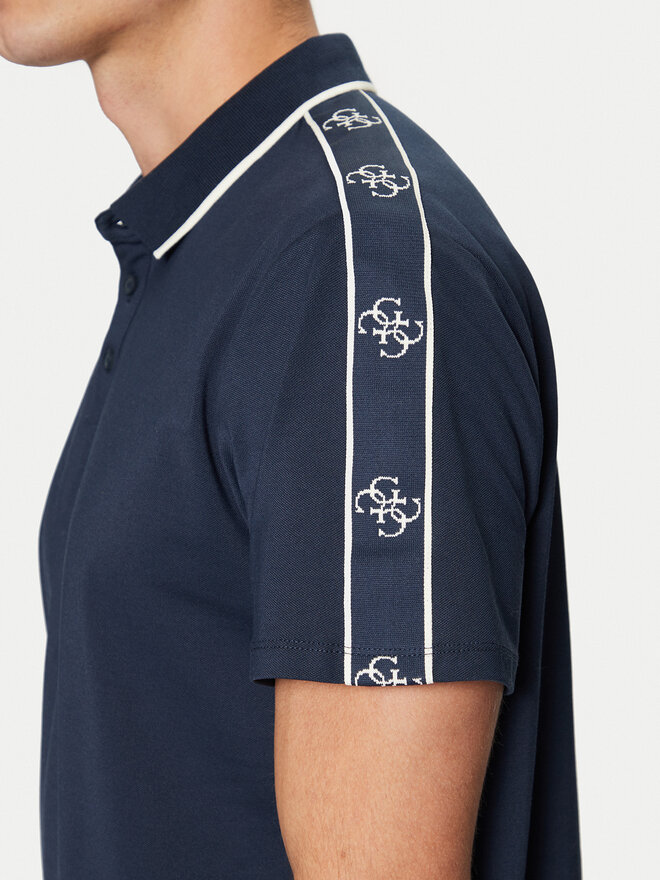 Guess Guess Poloshirt M4YP40 KARS0 Dunkelblau Regular Fit