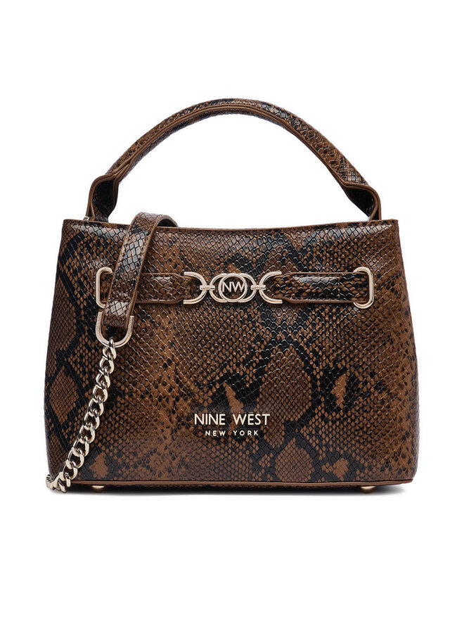 Nine West Handtasche Nine West EO-CITY GRACE-LDA9420 SNAKE Braun