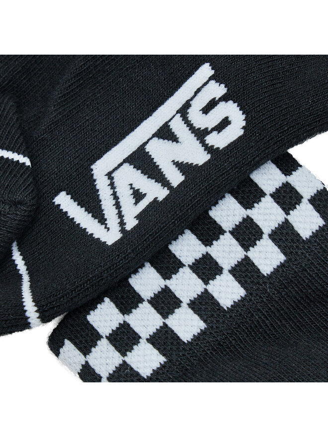 Vans Hosszú gyerek zoknik Vans Peek A Check VN0007BJBLK1 Fekete