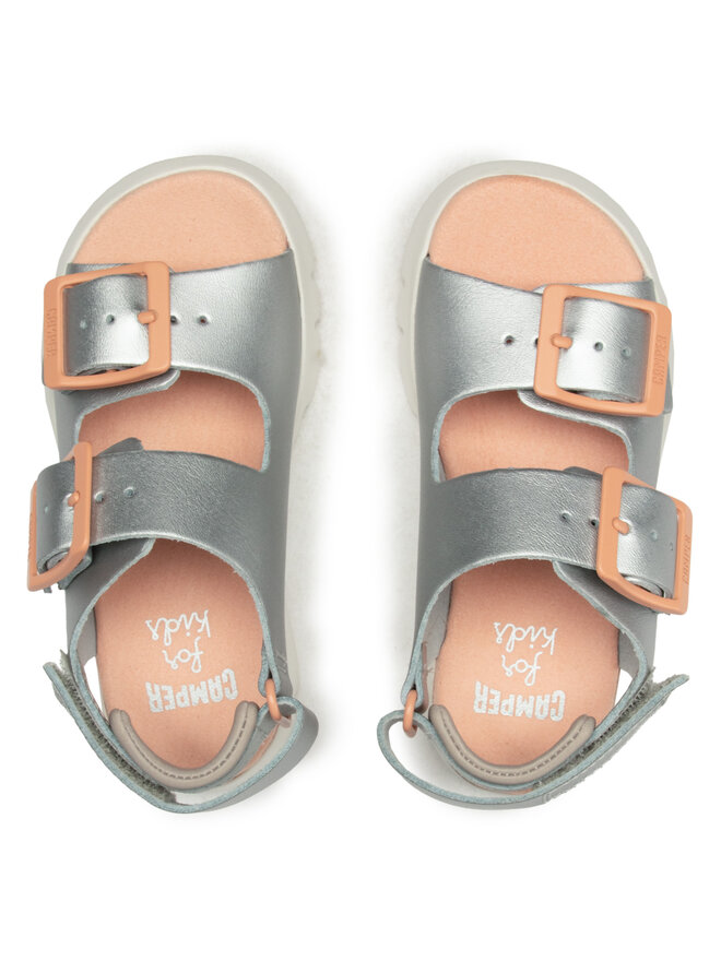 Camper Sandali Oruga Per Bambini - Modello K800429 Con 2 Lacci, Colore Blu Scuro - Foto 2