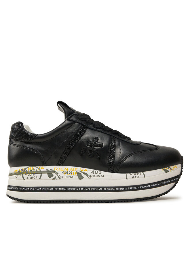 Premiata Сникърси Premiata Beth 7107 Черен