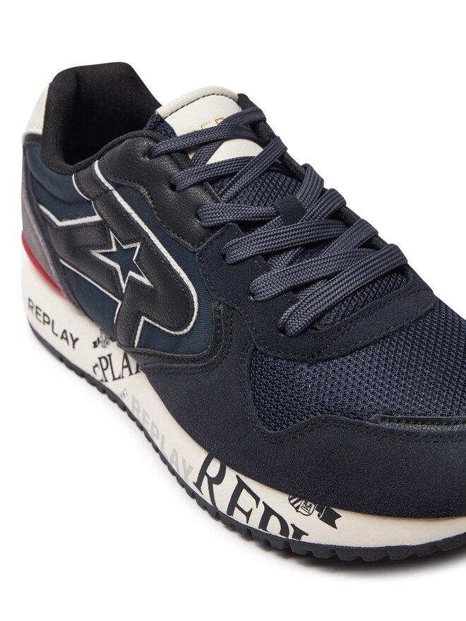 Replay Herren Sneaker Gms9m – Klassische Freizeitschuhe In Schlichtem Design