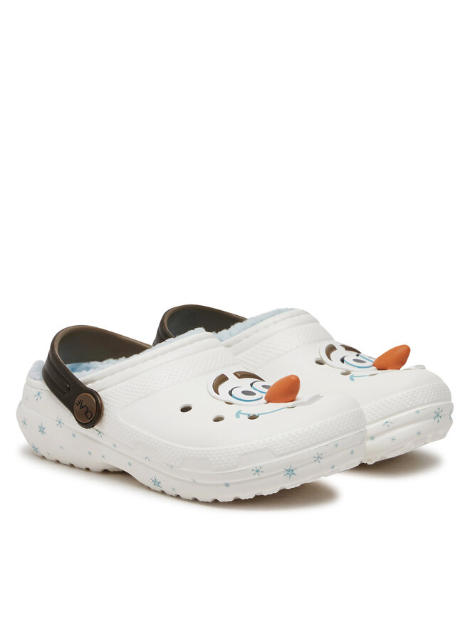 Crocs Pantoletten Crocs Classic Frozen Olaf Clog Kids 210234 Weiß