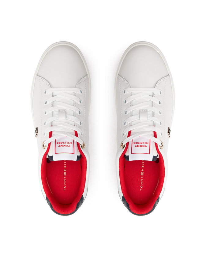 Tommy Hilfiger Sportcipők Tommy Hilfiger Essential Elevated Court Sneaker FW0FW07685 Ekru