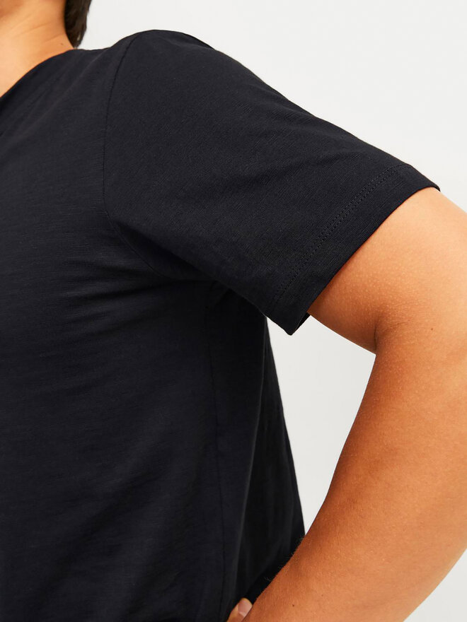 Jack&Jones Jack&Jones Marškinėliai Jprblunixs 12257965 Juoda Slim Fit