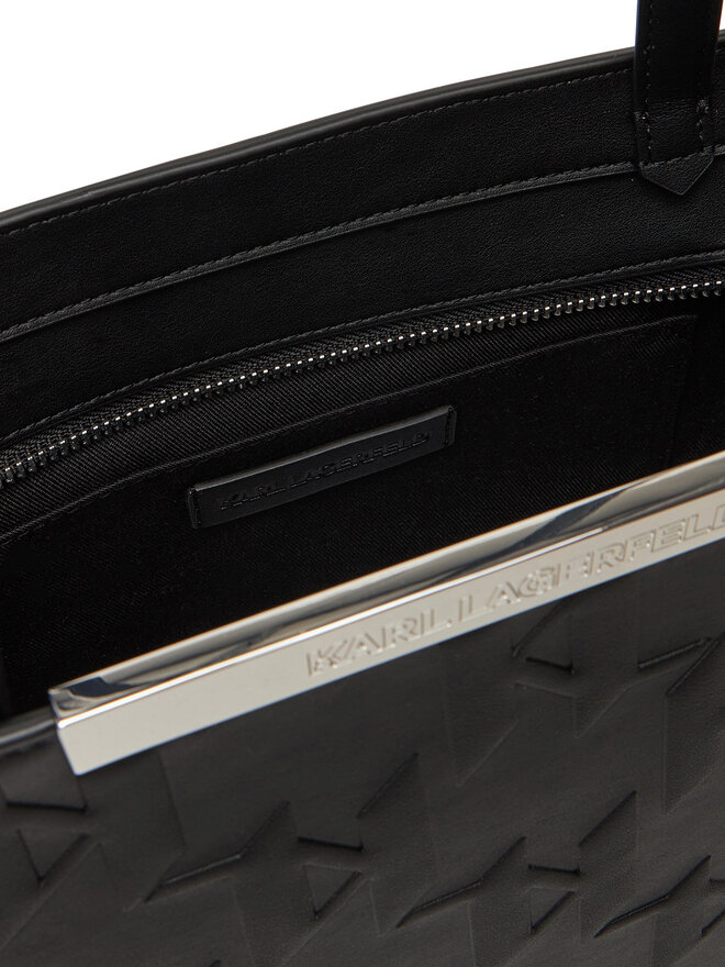 KARL LAGERFELD Ročna torba KARL LAGERFELD A2W30026 Črna