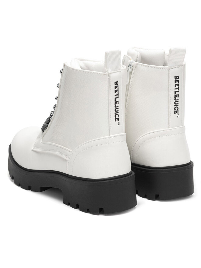 BEETLEJUICE Botines planos BEETLEJUICE CM-AW24-319WBBJ Blanco