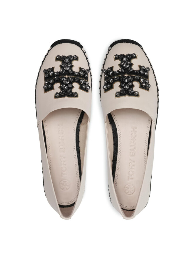 Espadrilles Tory Burch Ines Embellished Espadrille 84239 Beige chaussures