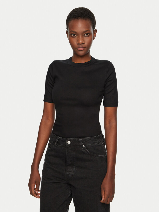 IVY OAK IVY OAK T-Shirt Kristin IO1100X2351 Schwarz Slim Fit
