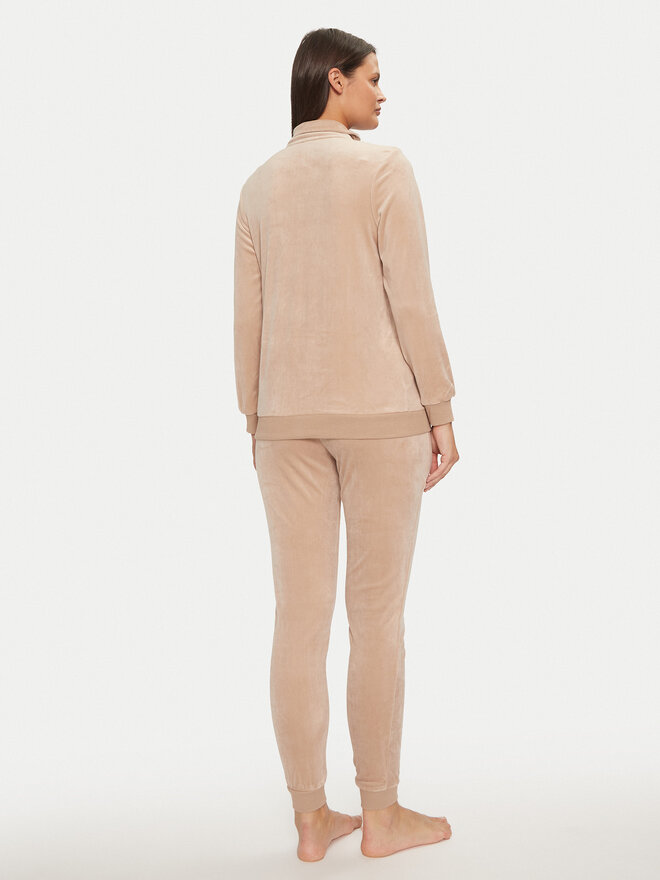 Selmark Selmark Pyjama P9074 Beige Regular Fit