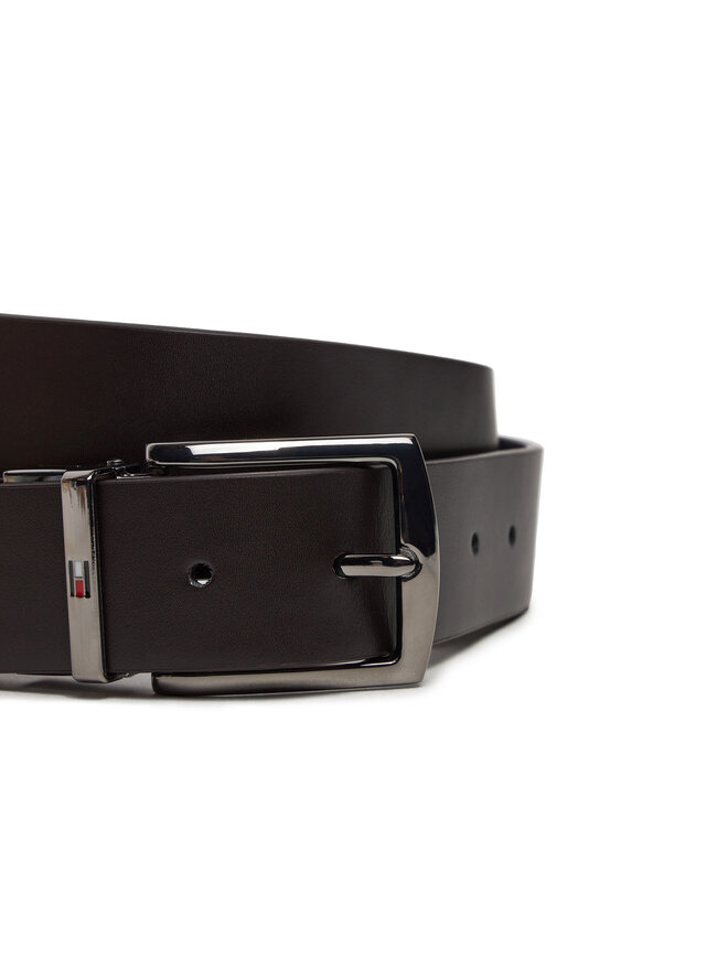 Tommy Hilfiger Ζώνη Ανδρική Tommy Hilfiger Denton Rev 3.5 AM0AM12549 Καφέ