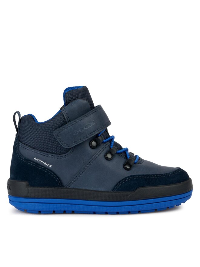 Geox Kozačky Geox J Charz Boy B Abx J36F3A 0MEFU C4226 S Tmavomodrá