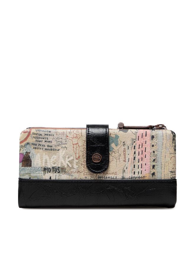 Anekke Cartera grande para mujer Anekke 33829-906 Negro