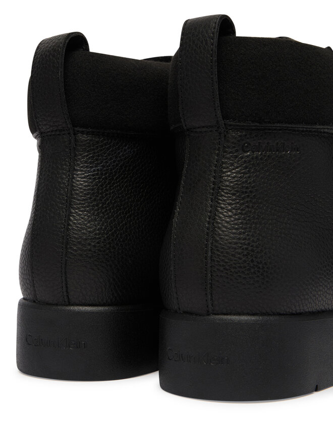 Calvin Klein Schnürschuhe Calvin Klein Hybrid City Lug Mid Boot F Lth HM0HM02260 Schwarz