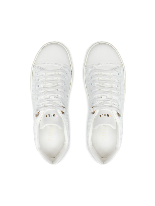 Furla Sneakersy Furla Hikaia Low YE51HKL-BX0072-01B00-9-0001-20-AL Bílá