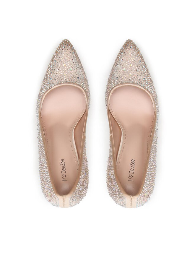 DeeZee Pantofi cu toc subțire DeeZee KL-Q2277-6 Auriu