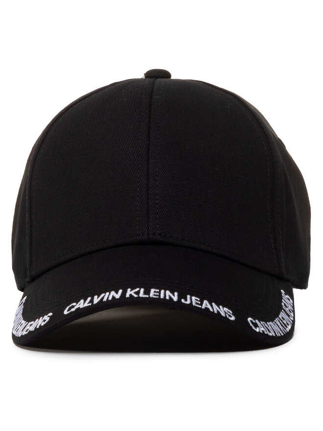 Calvin Klein Jeans Шапка с козирка Calvin Klein Jeans Ckj Visor Logo Cap W K60K606630 Черен