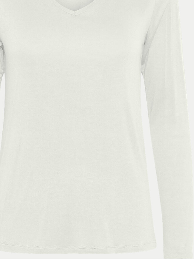 Pieces Pieces Camiseta Billo 17151127 Blanco Regular Fit