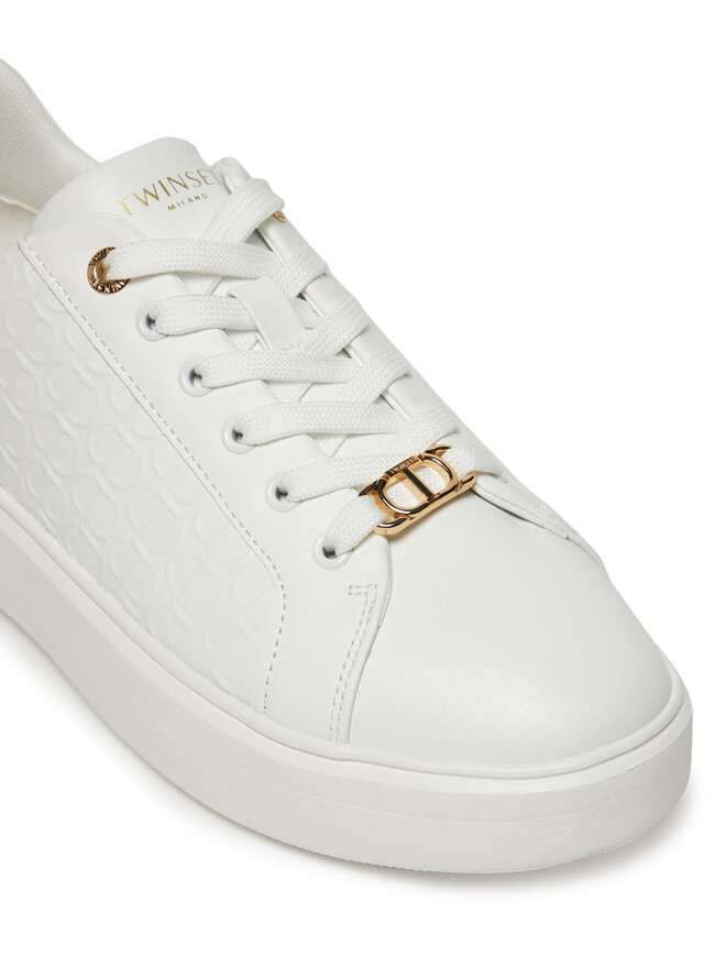 TWINSET Сникърси TWINSET 251TCP01C Бял