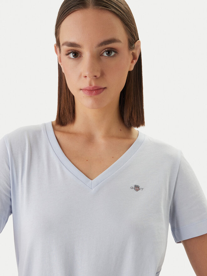 Gant Gant T-Shirt 4200750 Himmelblau Slim Fit
