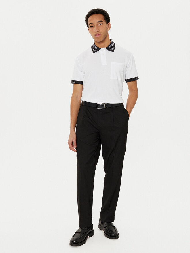 Versace Jeans Couture Versace Jeans Couture Poloshirt 78GAGT04 Weiß Regular Fit