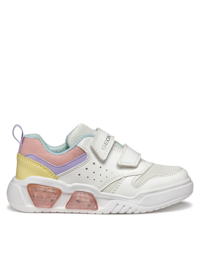 Geox Sneakersy Geox J Illuminus J55HPA 014BU C0653 D Bílá