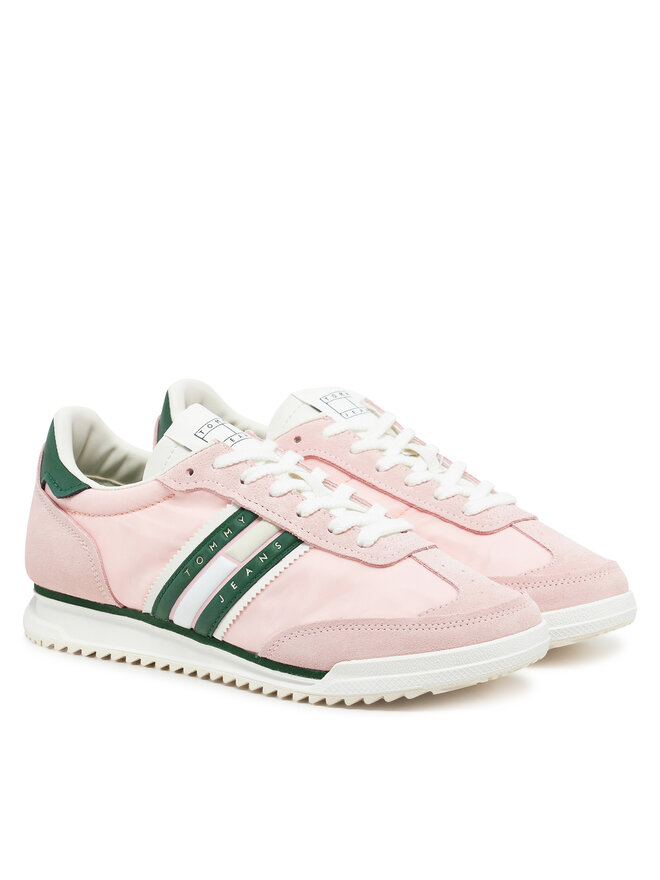 Tommy Jeans Laisvalaikio batai Tommy Jeans Tjw Retro Runner Cleated EN0EN02717 Rožinė