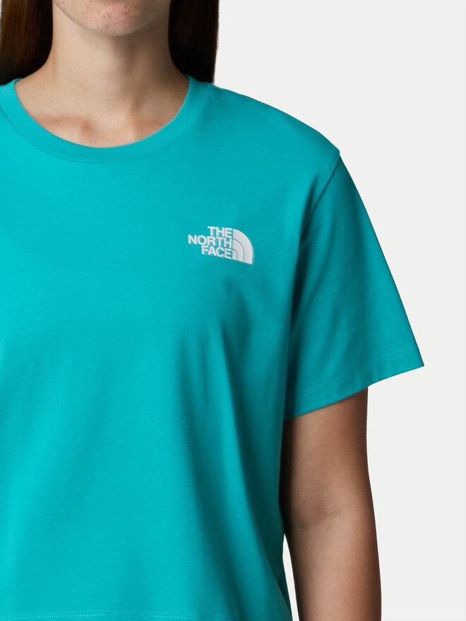 The North Face The North Face Majica Simple Dome NF0A87U4 Modra Loose Fit