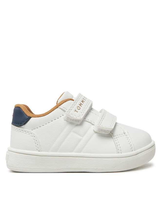 Tommy Hilfiger Sneakers Tommy Hilfiger Low Cut Velcro Sneaker T1X9-33835-1355 M Bianco