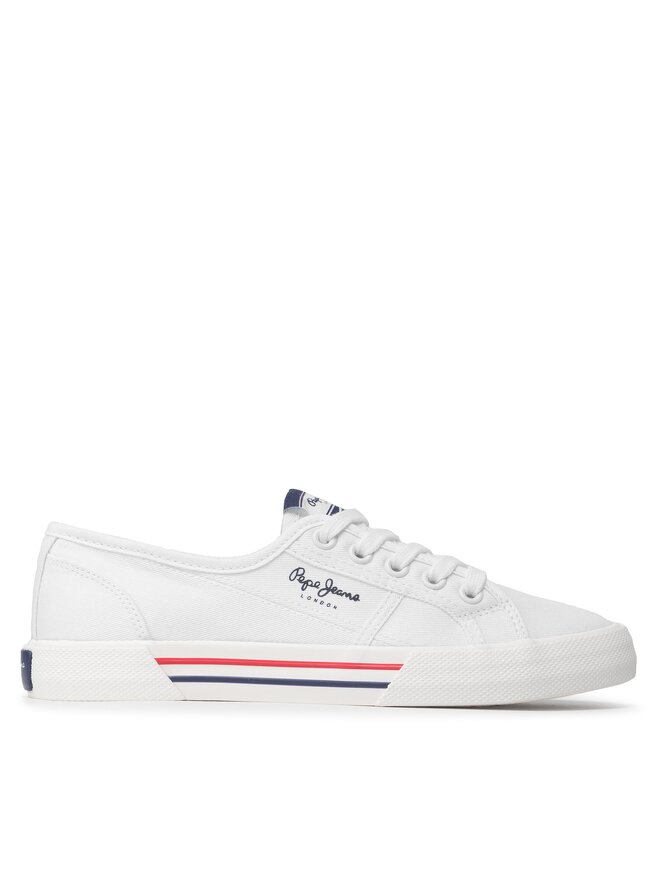 Pepe Jeans Tenisky Pepe Jeans Brady W Basic PLS31287 Biela