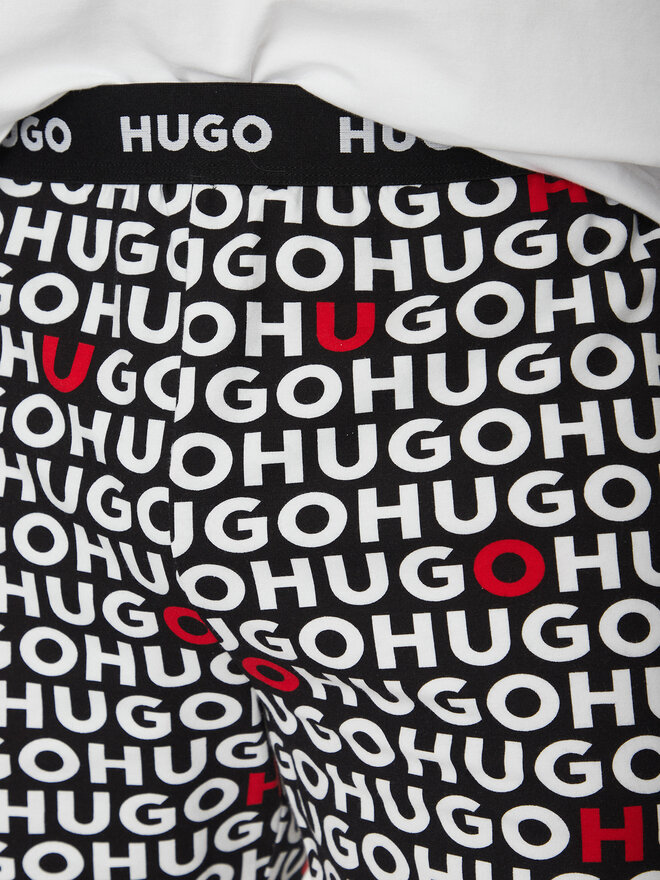 HUGO HUGO Pyjama Tortuga 50534139 Weiß Regular Fit